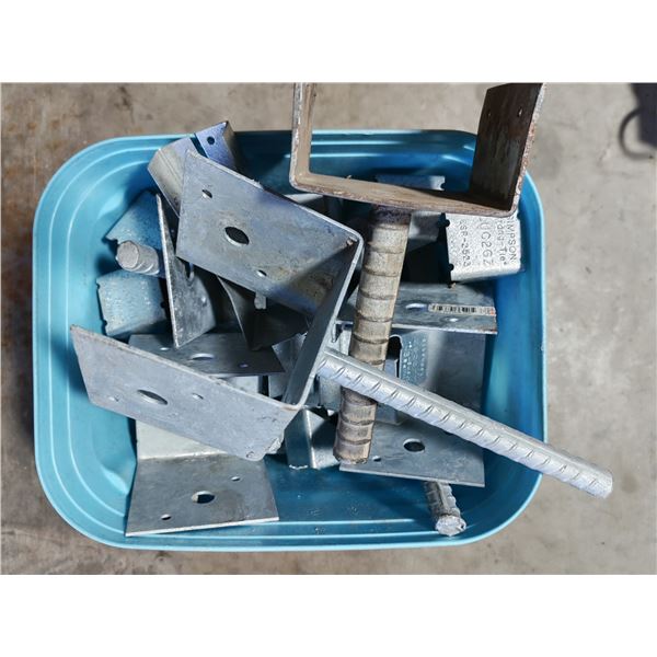 Simpson Strong-Tie Joist Hangers & Brackets in Tub