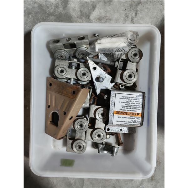 Unistrut Channel Trolleys & Hardware in Tray