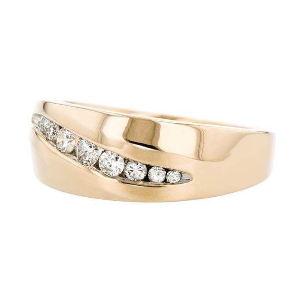 14K Yellow Gold 0.25ctw Diamond Ring