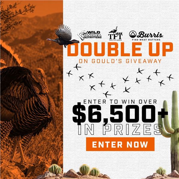 Gould's Turkey Hunt for 2 Sweepstakes