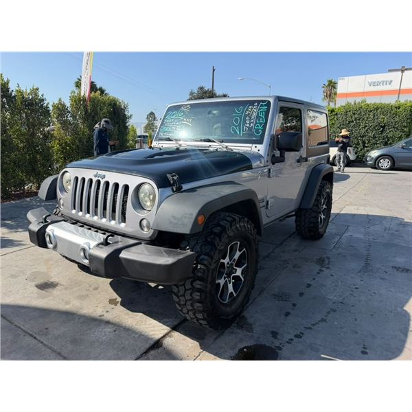 JEEP  WRANGLER 2016 O/S-WAIT/TITLE