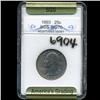 Image 3 : 1993 Washington 25c Quarter Coin Graded GEM (COI-6904)