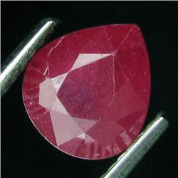 2.25ct Afghan Cherry Red Ruby Appraised $10k (GEM-17150B)