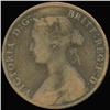 Image 1 : 1862 British Victoria Halfpenny VF/F (COI-7240)