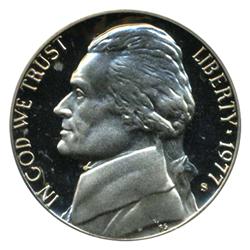 1977S Jefferson Nickel PROOF Graded PR70 DCAM (COI-4478)
