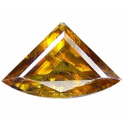 1.67ct Attractive Trilliant Golden Yellow Sphene (GEM-14054)