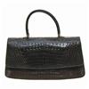 Image 2 : Ladies Dark Green Crocodile Handbag (ACT-133)