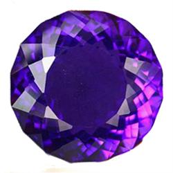 52.60ct Museum Size Purple Color Round Cut Amethyst (GEM-23124)