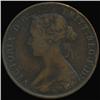 Image 1 : 1862 British Victoria Halfpenny VF (COI-7253)
