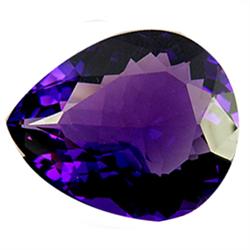 33.61ct AAA Pear Cut Purple Amethyst  (GEM-23038)