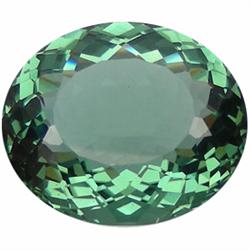 40.14ct AAA Natural Green Africa Amethyst Oval   (GEM-23715)