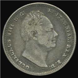 1834 Britain William IV Shilling High Grade (COI-7083)