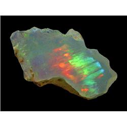 3.5ct RARE Ethiopian Crystal Opal Super Flashing Color (GEM-23836)