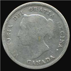1881 Canada 5 Cent Better Grade (COI-7113)