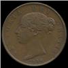 Image 1 : 1846 British Victoria Halfpenny XF (COI-7138)