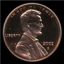 2002S US Lincoln Proof Cent Coin Graded PR70 DCAM Red (COI-4193)