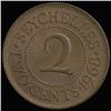 Image 2 : 1968 Seychelles 2 Cent Elizabeth AU/UNC (COI-6960)