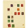 Image 1 : 1920s/50s Australia Hand Made Stamp Collection Album Page 14 Pieces (STM-0284)