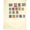Image 1 : 1920s/50s Kenya, China & Japan Hand Made Stamp Collection Album Page 17 Pieces (STM-0244)