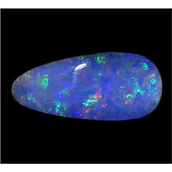 2.71ct Australian Black Opal Doublet Full Fire (GEM-22394B)