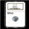 Image 3 : 1959 Roosevelt Dime Graded NGC MS66 FB (COI-4785)
