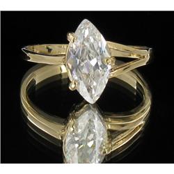 1.8ct Marquise Cut Lab Created Diamond Ring Size 7.5 (JEW-1867)