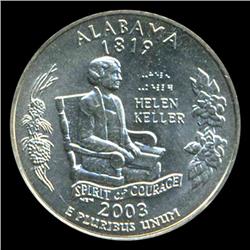 2003D Alabama Quarter Graded MS70 (COI-5448)