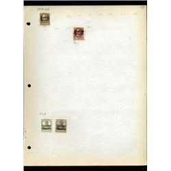 1919 Bavaria Hand Made Stamp Collection Album Page  4 Pieces (STM-0087)