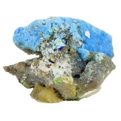 125ct VERY RARE Cyanotrichite Crystal Cluster (GEM-22451)