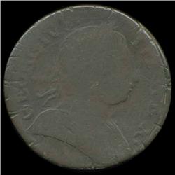 1775 US Colonial British George III Halfpenny Circulated (COI-7177)