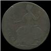 Image 2 : 1775 US Colonial British George III Halfpenny Circulated (COI-7177)