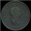 1806 British George III Halfpenny 3 Berries VF+ (COI-7188)