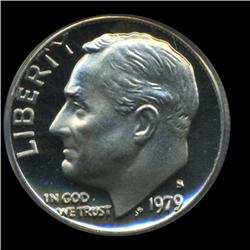 1979S Roosevelt Dime T1 Graded PCGS PR69 DCAM (COI-6402)