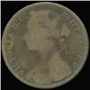 Image 1 : 1874 British Victoria Penny Better Circulated RARE Die Combination (COI-7219)
