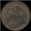 Image 1 : 1901 British Victoria Penny Uncirculated MS64 (COI-7264)
