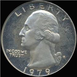 1978S T1 Washington 25c Quarter Coin Graded GEM Proof Deep Cameo (COI-6889)