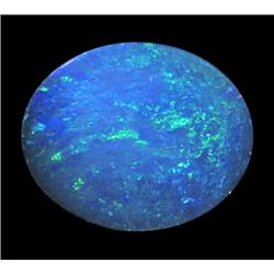 2.12ct Australian Black Opal Doublet Full Fire (GEM-22622A)