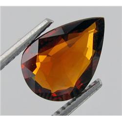 2.73ct Magnificent Pear Red Orange Spessartite Garnet (GEM-18268)