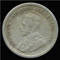 1917 Canada Newfoundland 5c Silver Hi Grade RARE (COI-6749)