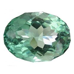 13.35ct Oval Cut Bi Color Amethyst Brazil Rare (GEM-15168)