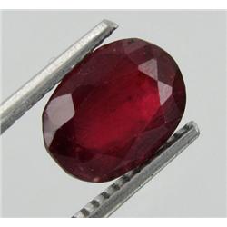 3ct Ruby Oval Red Afghanastan (GEM-18217)