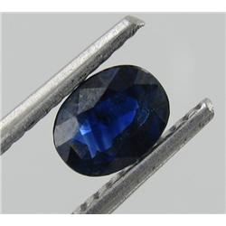 0.56ct Oval Natural Blue Sapphire Unheated Gem (GEM-19151)