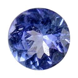 0.61ct Natural Brilliant Blue Tanzanite Round Hi Grade  (GEM-25575)
