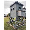 Image 2 : Insulated Elevated Wooden Hunting Blind on Skids