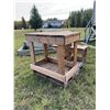 Image 3 : Solid Wood Gun Site Table Built on Pallet