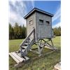 Image 1 : Elevated Wooden Hunting Blind on skids