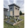 Image 3 : Elevated Wooden Hunting Blind on skids