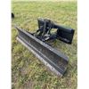 Image 1 : Skid Steer Hydraulic Angle Snow Plow 6 ft Blade
