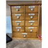 Image 3 : German Spice Cabinet, Glassware, Candles Lot