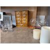 Image 5 : German Spice Cabinet, Glassware, Candles Lot
